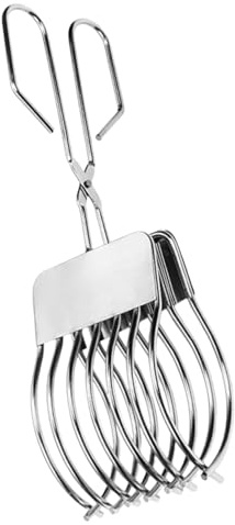 Xijobido Affettacipolle Sottile, Pinze per Carne alla Griglia, Accessori Cucina in Acciaio Inox per Pomodori Limone Patate Frutta BBQ