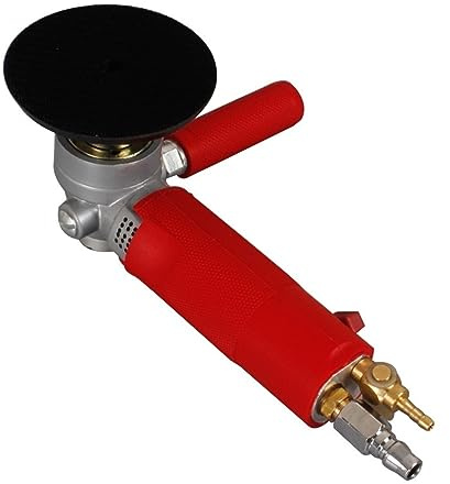 Pulidora Orbital, Pulidora neumática de 4 pulgadas con alimentación agua, herramienta amoladora angular, lijadora aire, húmeda, 4300rpm