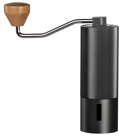 Molinillo de café manual con muelas acero inoxidable 304. Herramienta cocina(Black)