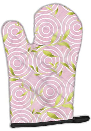Caroline 's Treasures bb7492ovmt Geometrische Kreise auf Pink Watercolor verziert Ofenhandschuh, 30,5 x 21,6 cm Multicolor