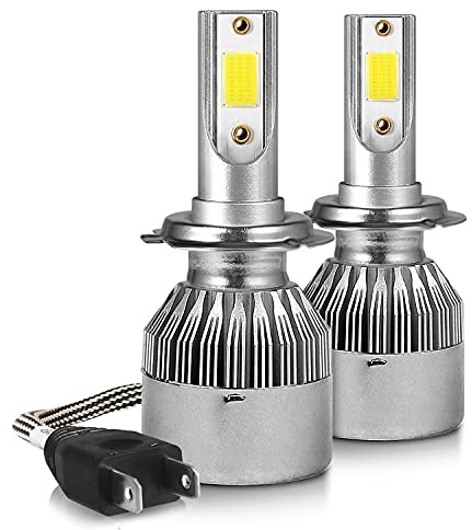 H4 LED Headlight Bulbs 72W 8000lm 6500K White All-in-One Conversion Kit 12v Auto Headlamp fog lamp