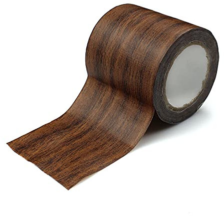 YunBey Nastro Adesivo di Riparazione per Mobili Grano di Legno Nastro per Riparazione per Pavimento Pareti Tavoli-Grana del Legno Realistica