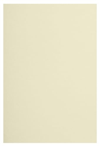 Netuno 250x Bastelpapier Creme DIN A5 14,8x21 cm glatt & elegant | 120g Arena Smooth Ivory · feines mattes cremefarbenes Zeichenpapier, vielseitig für Karten, Einladungen & Menükarten