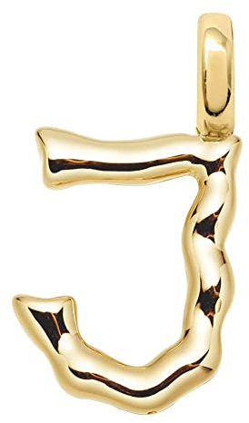 XENOX CHOICE XC5301GJ Damen Anhänger Buchstabe J Sterling-Silber 925 Gold