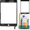 For IPad Mini 4 7.9 Screen Replacement 2015 A1538 A1550 Touch Screen Digitizer Glass Panel Lens Matrix Repair Parts Kit(No LCD) (Black)