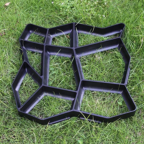 LAIDEPA Gießform Plastikformen Für Beton, DIY Betonform Trittstein, Pflaster Rasen Terrasse Hof Garten Gehweg Pflaster, Zementformen,50 * 60cm