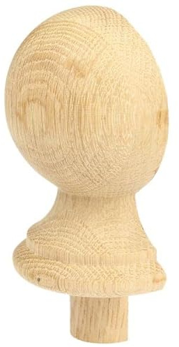 Jackson Woodturners Oak Ball Half Newel Cap 90mm