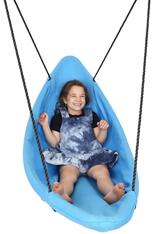 Fun and Function - Cozy Canoe Swing - Sensory Swing for Kids Indoor/Outdoor - Kids Hammock Chair - Supports up to 200 lbs