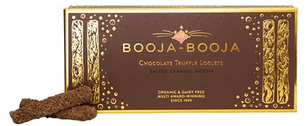 Booja - Booja, Salted Caramel Mocha Chocolate Truffle Loglets 115g