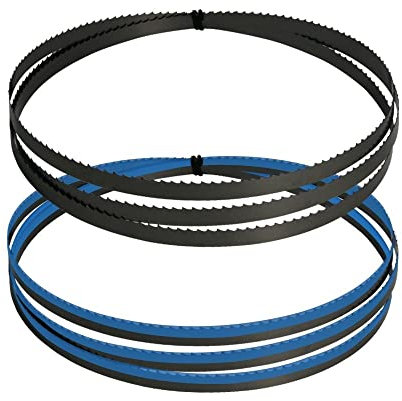 PNAJFUEL Bandsägeblätter, 2 Stück 70-1/2 Zoll 1790 Mm Bandsägeblatt 1790 X 9,5 X 0,35 Mm Für 10 Zoll Bandsäge Hbs261 Schneiden Von Holz, Metall, Kunststoff/Tpi 14