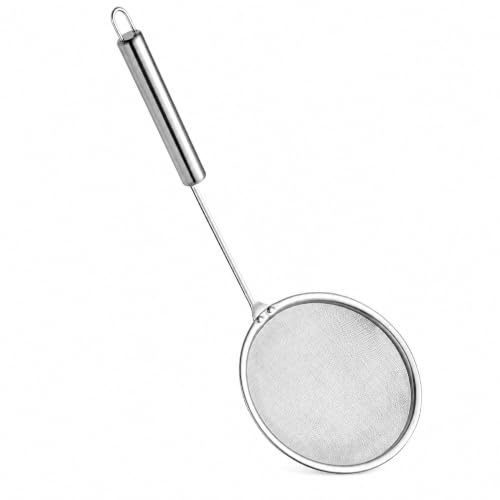Cucchiaio per Colino, Cucchiaio per Schiumarola a Maglia Fine per Cucinare (Grande)