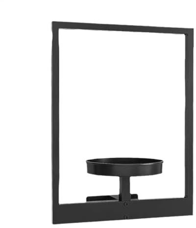 Gcerfby Cadre mural en métal pour pot de fleurs, support de pot de fleurs pliable, 41 cm, facile à utiliser, portable pour extérieur, intérieur, jardin, clôture, balcon, décoration de la maison