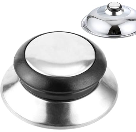 Botón de tapa en maceta, manija de tapa en maceta | Botón de reemplazo superior de la tapa en olla de cocina - Asas de sujeción resistentes al calor, ideales para cuello