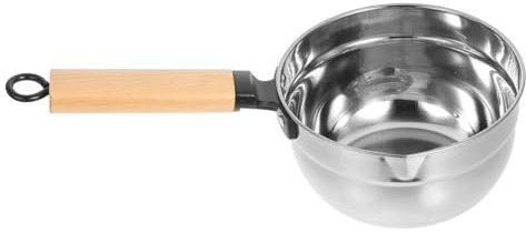 Mobestech Louche à Eau En Inox Louches Pour Cuisiner Cuisine à Eau Sur Inox Avec Bec Verseur Cuillère à Petite s Pour Servir Acier Inoxydable