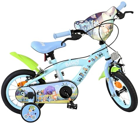 Volare Kids Bike for Boys & Girls – 12/14/16 inch | Ages 3-6 | Removable Training Wheels, Dual Handbrakes, Easy Assembly | Multiple Fun Licensed Character Designs