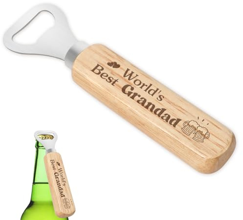 Grandad Gifts for Grandad Great Grandpa Father's Day Gift Grandpa Present for Grandpa Birthday Christmas Gifts Grandfather Presents for Grandad Personalised Bottle Opener