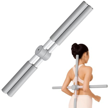 Yoga Stick Corrector | Yoga Stretching Tool Stick For Back & Neck | Gymnastic With Stainless Steel Core & Foam For Adults & Children