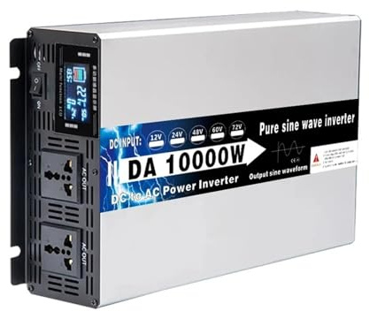 Inversor Onda Sinusoidal Pura 8000 W 10000 W 12000 W Convertidor Frecuencia CC 12 V 24 V 48 V A CA 220 V 230 V 110 V Transformador Banco Energía Solar Convertidor(48V,220V(50HZ),10000W)