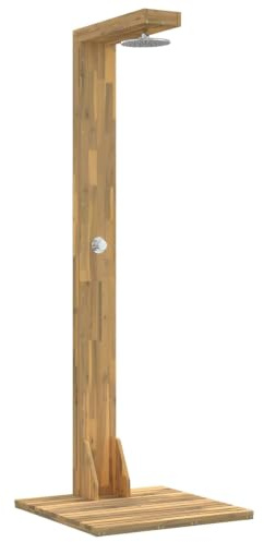 vidaXL Ducha exterior 210,5 cm Blanco