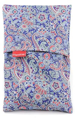 Saco Térmico de Semillas para microondas Aroma Lavanda, Azahar o Romero para aplicar Calor seco Natural 100% Algodón Cachemir (Romero, S (23 x 15 x 2 CM con Funda))