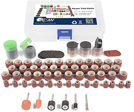 Rotary Tool Accessory Kit MASO 260PCS All-Purpose Rotary Accessory Kit Rotary Multi Tool Kit for Crafting Drilling Grinding Polishing Sanding Fits Any Drill