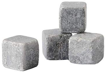 Prepara Stones on The Rocks, Whiskey-Steine, 2 cm, natürlich, 4 Stück