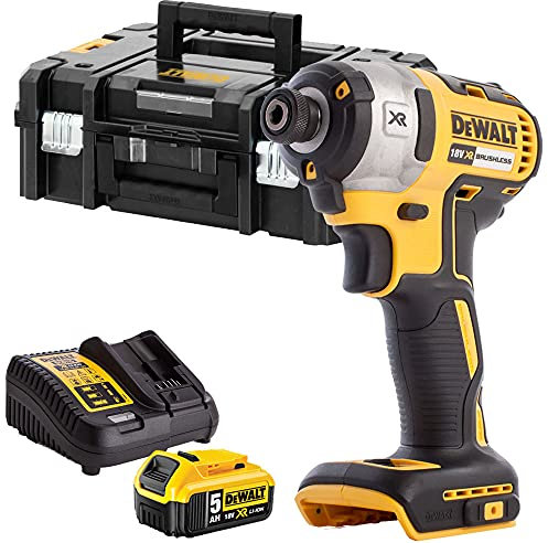 DeWalt DCF887N 18v Brushless Impact Driver with 5.0Ah, Charger & Case
