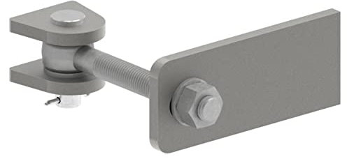 Fenau - Torband M16 verstellbar, mit Langlochlasche, Öffnungswinkel 180°, Gewinde feuerverzinkt, Bolzen aus V2A, Tragkraft: 75kg