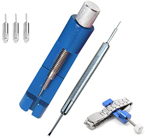 AOMiGT Uhrenarmband Werkzeug, Uhrenarmband Kürzen Werkzeug, Uhr Link Stift Entferner, Stiftaustreiber, Uhr Stiftausdrücker, Federstegbesteck Uhren Armband Tool für Uhrenarmband Anpassung