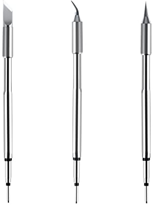 HengTianMei 245 Soldering Iron Tip Set-3pcs K, is,I,Model.Suitable for SUGON A9 245, and T21 245 Soldering Station, Long Life and Durability Solder Tips, Perfect for DIY, Jewelry, Electronics