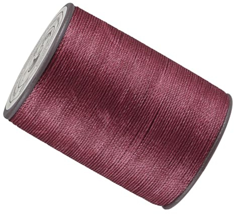 Kozelo Nähgarn, 125m (137 Yards) Ledergarn, Jeansgarn, Nähgarn Extra Stark, Sattlergarn, Polyester Nähmaschinengarn für Lederhandwerk DIY, Buchbinden Reparieren, Kastanienbraun