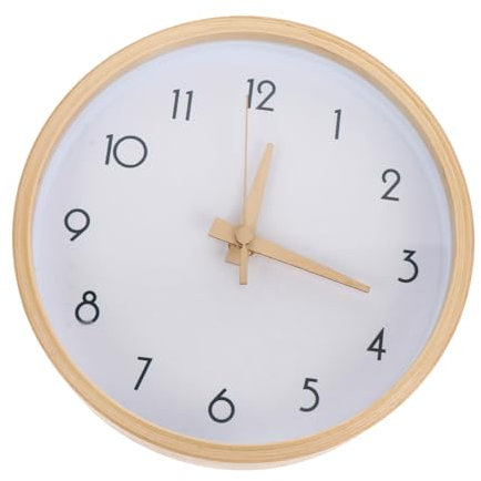 ULDIGI Pendeluhr Wanduhr Im Retro Vintage Stil Holz Hängeuhr Als Wanddekoration Für Wohnzimmer Küche Oder Flur