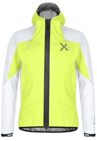 MONTURA magic 2.0 jacket MJAT08X4799 lime green color 3-layer waterproof shell jacket goretex ideal for outdoor activities such as ski mountaineering trekking mountaineering