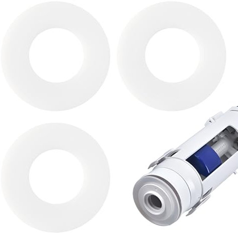 3 Pièces Rondelle D'etanchéité de Remplacement pour Geberit 816.418.00.1, Joints d'Étanchéité en Caoutchouc de Silicone Transparent, Joint Chasse d'Eau WC Suspendu 63 x 32 x 3 mm
