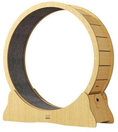 YGDYFDC Cat Wheel Laufband for Katzen, Fitness-Roller, leises Sport-Laufrad, Möbel, hohe Faserplatte, Katzenklettergerüst, Katzenspielzeug Katzenlaufrad(XL)