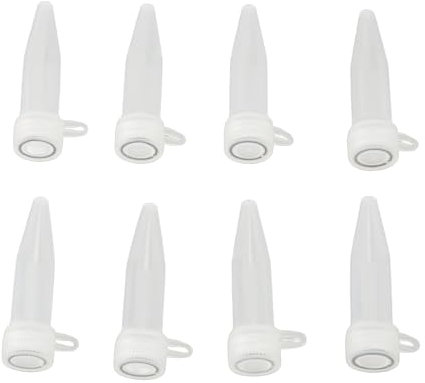 Tubes de microcentrifugeuse de 500pcs avec capuchon instantané, 1,5 ml de tube à centrifugeuse à centrifugeuse avec un couvercle instantané pour le laboratoire de polypropylène (Pointed Bottom)