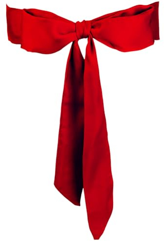 CRASPIRE Sciarpa Lunga e Sottile Da Donna Cintura Tinta Unita Elegante Fazzoletto Da Collo Nastro In Raso per La Vita Fascia In Seta Da Sposa Cravatta Al Collo Accessorio Regalo per Borse Cerchietto