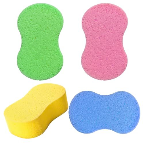 2 Pcs Large Car Wash Sponges, Car Sponges for Washing, Non Scratch Car Cleaning Wash Sponge, Thick Super Soft Cleaning Sponge, Multi Use Sponges for Car Kitchen Bathroom Household Cleaning