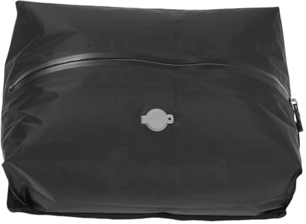 GOWENIC Sacco Sottovuoto da Viaggio a Prova di Spruzzi Sacco di Compressione Riutilizzabile Ad Alta Sicurezza da 16 Litri per L'imballaggio di Bagagli Materiale TPU (BLACK)