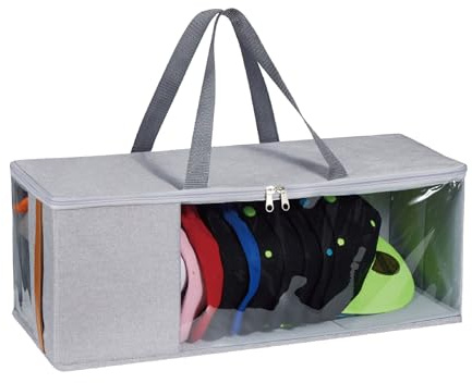 TWSOUL Stapelbare Cap Halter für Baseballcaps, Klare Cap Aufbewahrung mit Integrierter Stützpappe, Hutschachtel Fasst bis zu 35 Mützen, Ideal für Schrank und Regal