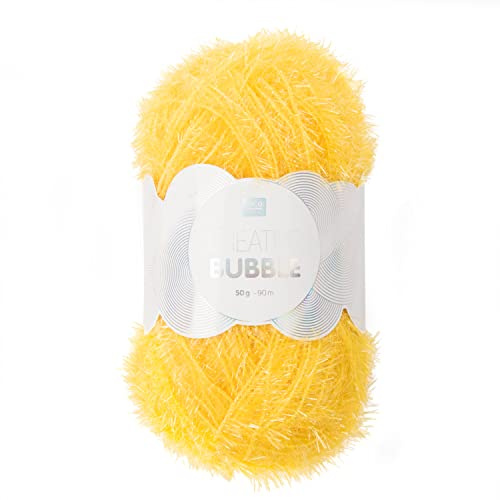 Rico Creative Bubble 50g Stricken Wolle Strick Schwäme häckeln Türkis
