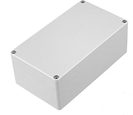 sourcing map 158 x 90 x 60 mm Elektronischer ABS-Kunststoff DIY Anschlussdose Gehäuse Grau IP66