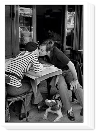 modern times 10er Set Postkarte SCHWARZ-WEISS - Motiv: PARIS KISS, Anlass: International Fotografie, Künstler/Verlag CARTIER-BRESSON, Henri/Magnum Pho, Größe: A6