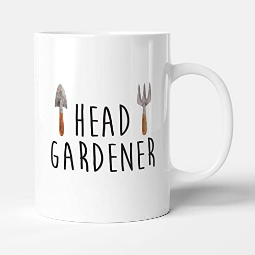 Victorian Printing Co - Head Gardener - Gardening Gift Mug, Ceramic, 11fl.oz.