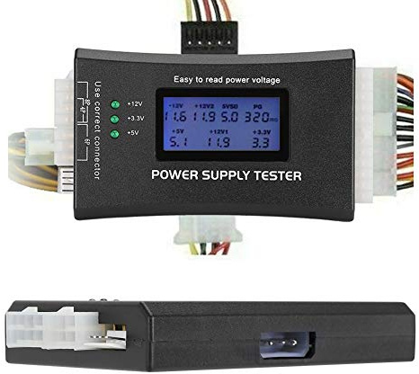 20Pin/24Pin ATX LCD Computer Netzteil Tester für ATX, BTX, ITX, TFX Anschluss und für Kabel P4 /P6 /P8 /SATA /IDE PC Power Tool
