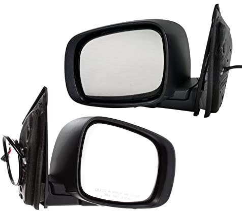 Garage-Pro Driver & Passenger Side Power Heated Mirrors for Dodge Grand Caravan 2008-2019 Manual Fold Without Signal Light & Memory Textured