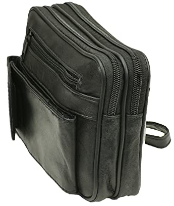 Sotala Herren Handgelenktasche Handtasche Tasche Echt Leder Geld Bag Umhängetasche Herrentasche