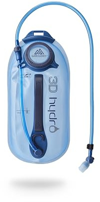 Gregory Hydration Accessory - 3D Hydro 2L Reservoir, 32 cm, 2 L, 0.19 KG, Blue (Optic Blue)