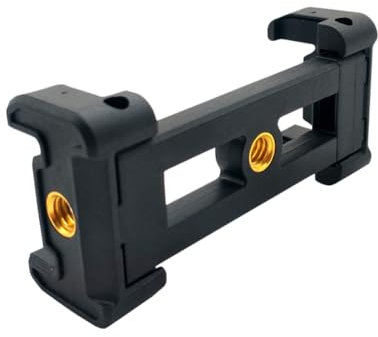 Tripod Phone Holder, E-shaped Mobile Phone Holder Mobile Camera Tripod Mount Clamp Bracket Adapter Bracket for Spa Filming Racks Smartphone Plastic Fold Clip Enhancing Photography Setup