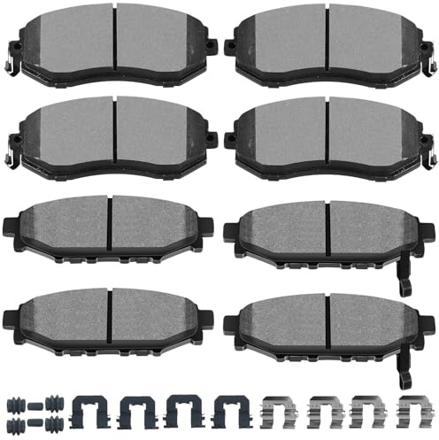 SCITOO D1539 D1114 Front Semi-Metal Rear Ceramic Brake Pads Sets Fit For Subaru BRZ | For Forester | For Impreza | For Legacy | For Outback | For XV Crosstrek